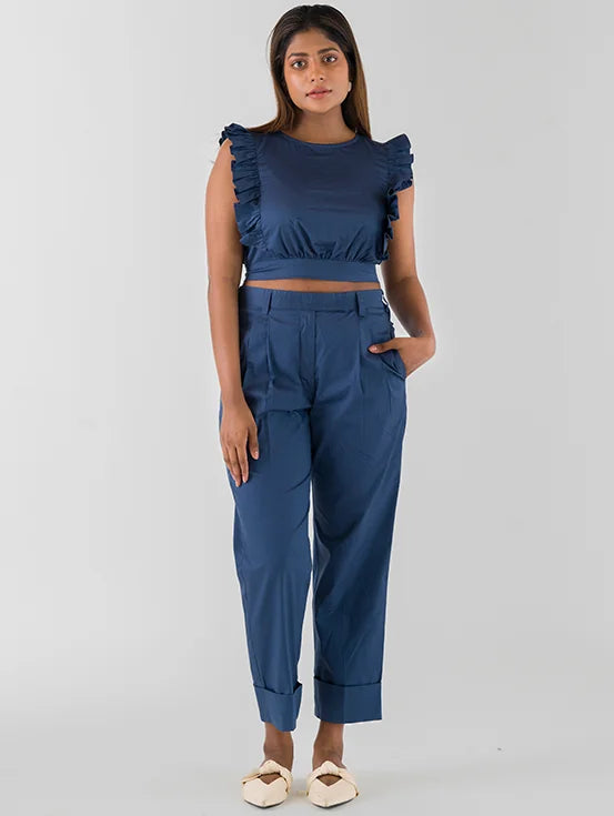 Buy Denim Solid Co-ord Set Cotton Shirt for Best Price, Reviews, Free  Shipping