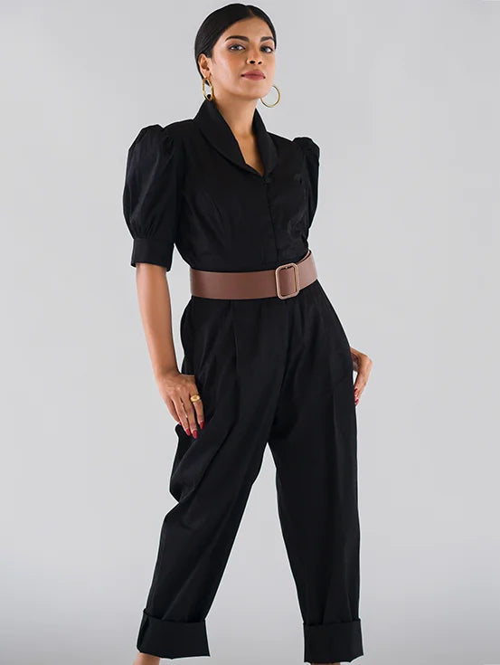 Organic Cotton Co-ord Set - Black (Set of Two)