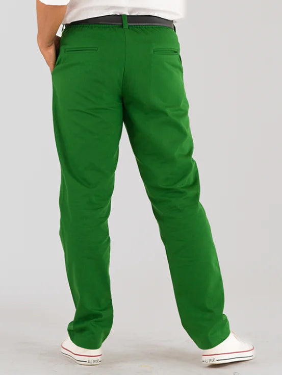 Organic Cotton Trousers - Bottle Green