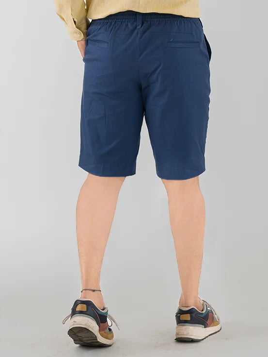 Organic Cotton Shorts - Denim Blue