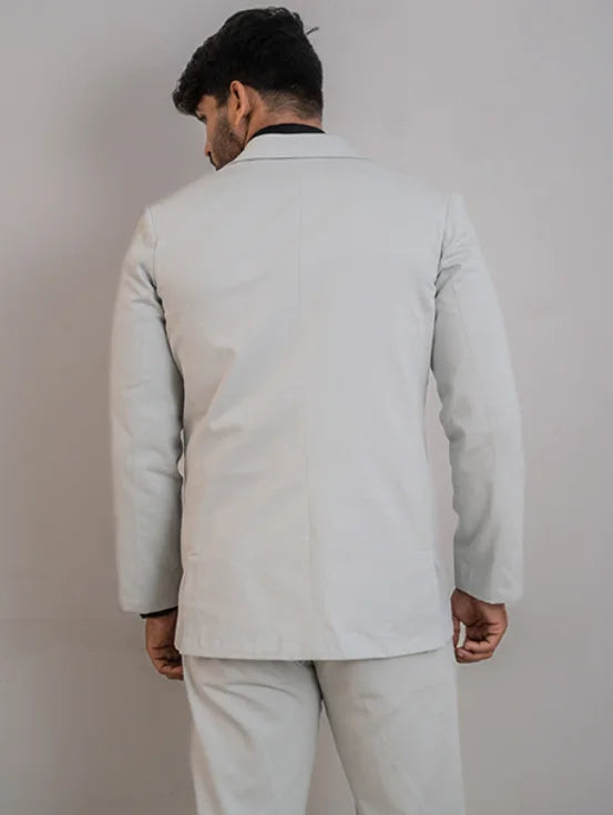 Premium Organic Cotton Jacket - Grey